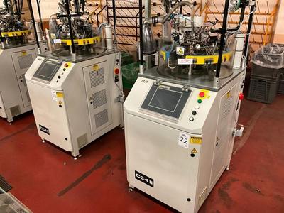 Immagine panoramica di (4x) 2012 Merz CC4 II circular knitting machine