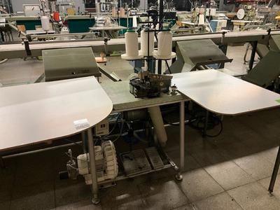 Overzichtsfoto van (3x) Rimoldi industrial sewing machine