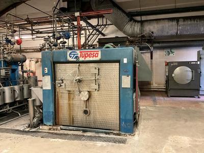 Overzichtsfoto van Tupesa industrial dyeing machine