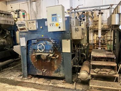 Overzichtsfoto van Milnor Dyeing machine