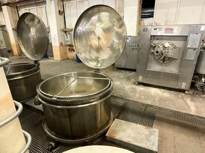 Immagine panoramica di s/s Garment dyeing centrifuge bucket