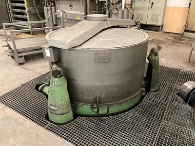 Overzichtsfoto van Pozzi ES-H-CC s/s hydro extractor centrifuge