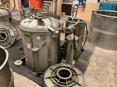 Overzichtsfoto van Argelich termes SF 50 Garment dyeing centrifuge bucket
