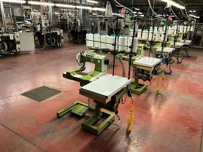 Overzichtsfoto van Rimoldi sewingmachine