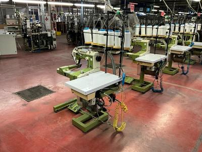 Overzichtsfoto van Rimoldi sewingmachine