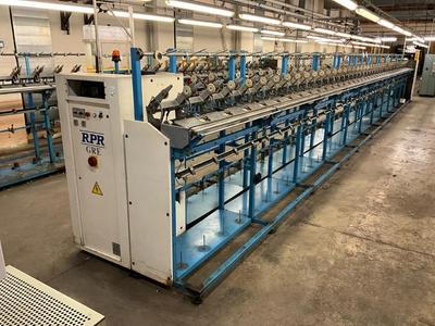 Overzichtsfoto van (4x) RPR GRE textile winding machine