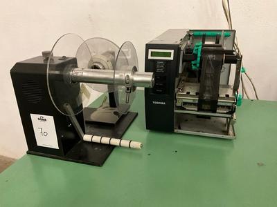 Immagine panoramica di Toshiba thermal transfer label printer
