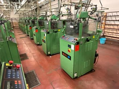 Översiktsbild av (14x)  Matec HF 2.7S knittingmachine *