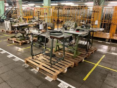 Overzichtsfoto van (5x) Rimoldi sewingmachines