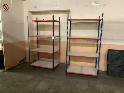 Översiktsbild av storage racks