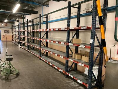 Översiktsbild av storage rack