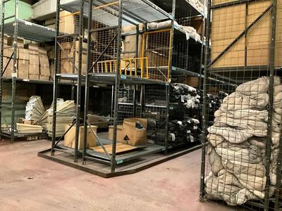 Översiktsbild av pallet racks