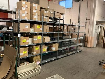 Översiktsbild av storage racks