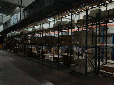 Overzichtsfoto van pallet racks