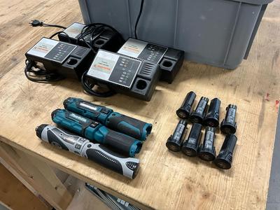 Översiktsbild av battery screwdriver (3x)