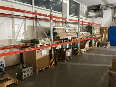 Översiktsbild av electrical cabinet parts