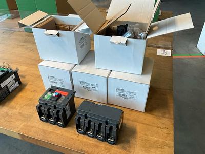 Översiktsbild av Combination circuit breakers (lots 251-277)
