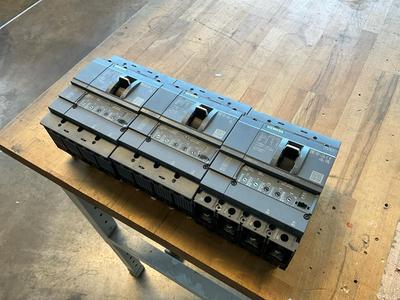 Översiktsbild av siemens 3VA2 circuit breaker (3x)