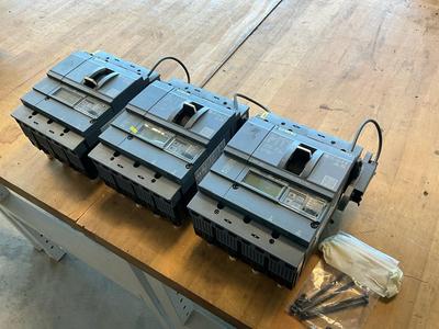 Översiktsbild av siemens 3VA2 circuit breaker (3x)