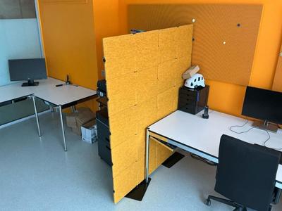 Översiktsbild av USM Haller privacy panel