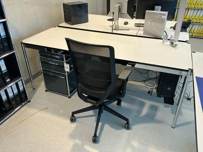 Översiktsbild av USM Haller Desk setup
