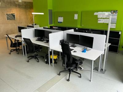 Översiktsbild av Kinnarps Desk setup (6x)