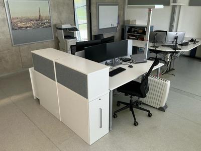 Översiktsbild av Kinnarps Desk setup (2x)