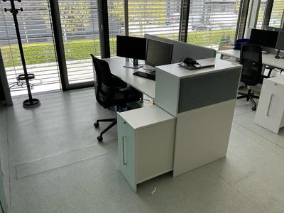 Översiktsbild av Kinnarps Desk setup