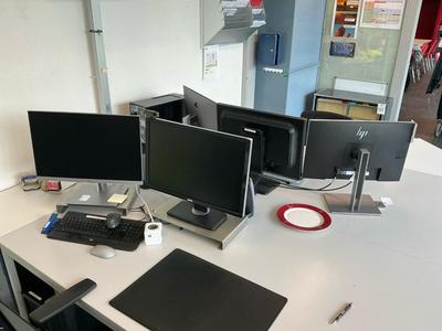 Immagine panoramica di IT setup