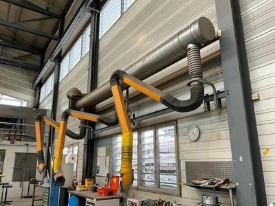 Översiktsbild av euromate welding fume extractor