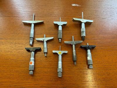 Photo d'aperçu de Holex and Mitutoyo Various Depth micrometer (8x)