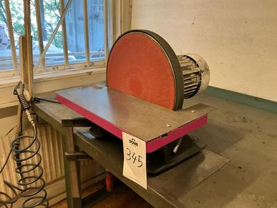 Översiktsbild av Optimum TS 305 Rondellslipmaskin