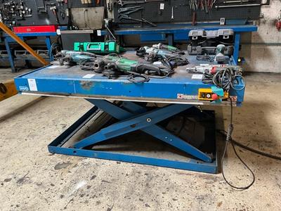 Overzichtsfoto van 2014 Hymo BX-20-11/12 heftafel