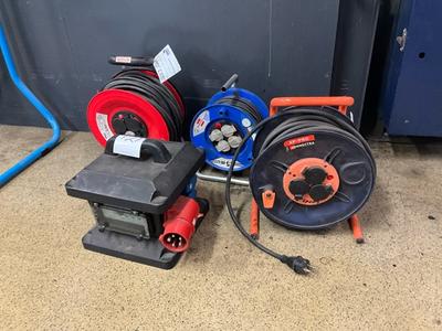 Overzichtsfoto van verlengkabel (4x)