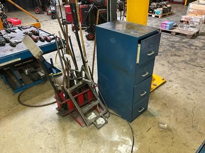 Overzichtsfoto van werkplaats toebehoren