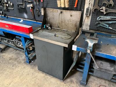 Overzichtsfoto van reinigings station