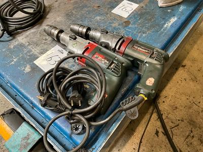 Overzichtsfoto van metabo boormachine (2x)