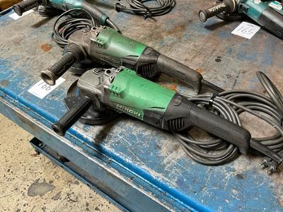 Overzichtsfoto van Hikoki G 18 ST haakseslijper (2x)