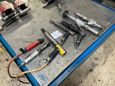Overzichtsfoto van pneumatisch gereedschap (7x)