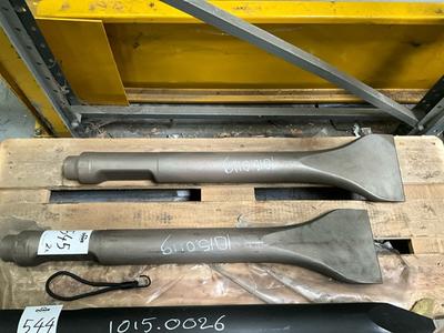 Overzichtsfoto van DHB405 breedvlakbeitel (2x)