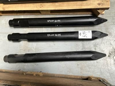 Overzichtsfoto van Ibex 600GS puntbeitel piramide (3x)