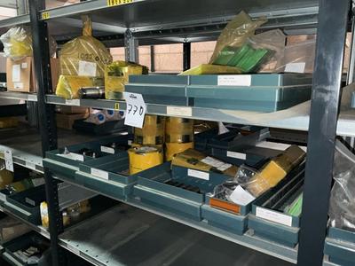 Overzichtsfoto van diverse reserve onderdelen Ibex 900