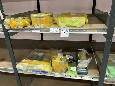 Overzichtsfoto van diverse reserveonderdelen Ibex 3200