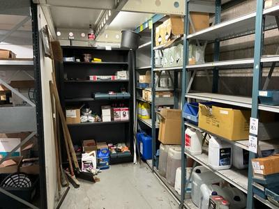 Overzichtsfoto van magazijn voorraad