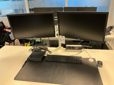 Översiktsbild av IT set up