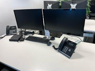 Översiktsbild av IT set up