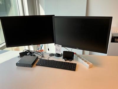 Översiktsbild av IT set up