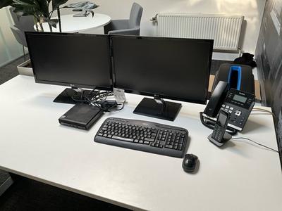 Översiktsbild av IT set up