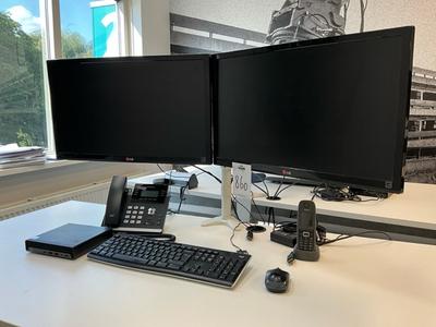 Översiktsbild av IT set up