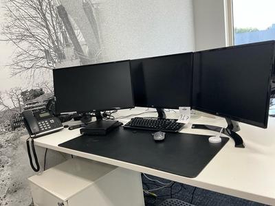 Översiktsbild av IT set up